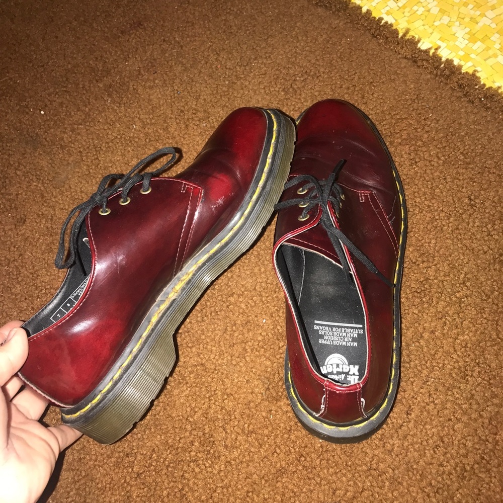 Vegan leather dr martens!